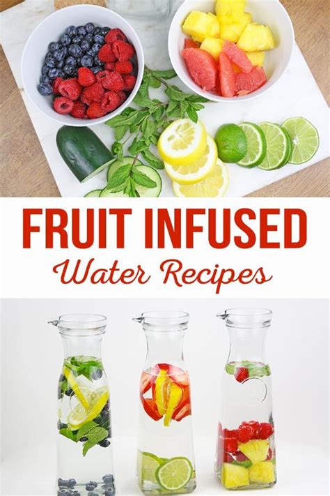 Fruit Infused Water Recipes Fruit Infused Water Recipes Flavored Water Recipes Water Recipes