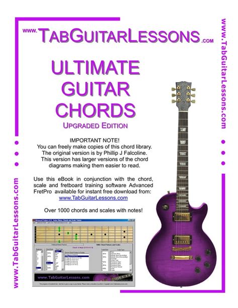 Ultimate Guitar Chords Pdf