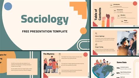 Sociology PPT Presentation Template EaTemp