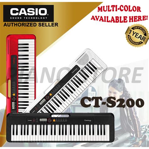 Casio Ct S200 61 Keys Standard Keyboard Music Piano Cts200 With