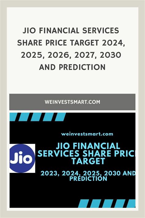 Jio Financial Services Share Price Target