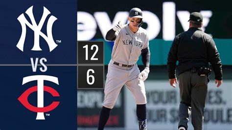 Resumen Yankees De New York Vs Mellizos De Minnesota MLB 26 04 2023