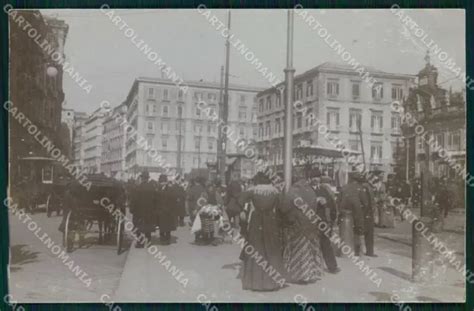 Napoli Citt Piazza Dante Tram Foto Cartolina Mx Eur