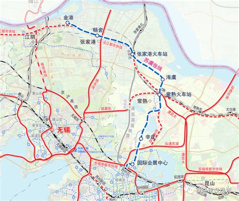 苏州市域一体化加速，苏虞张市域铁路先导段计划年底开工