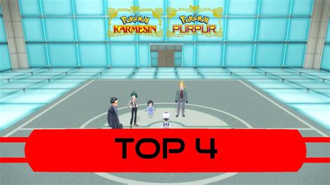 Pokemon Karmesin Und Purpur Top 4 Top Vier Besiegen Walkthrough