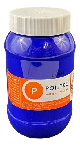 Acrílico Politec Politec Azul Ultramar 315 De 500 Ml Meses sin intereses