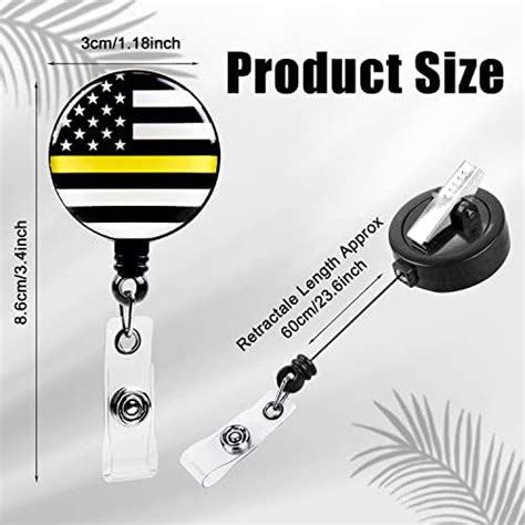 Thin Yellow Line Dispatcher Lanyard American Flag Thin Gold Line