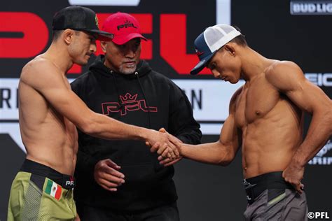 Photos Pfl Ceremonial Weigh Ins Face Offs Mma Underground