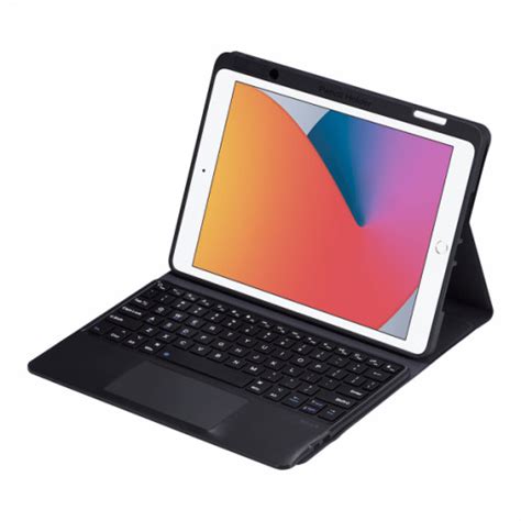 Husa Carte Cu Tastatura Si Touchpad Bluetooth Pentru Ipad Air