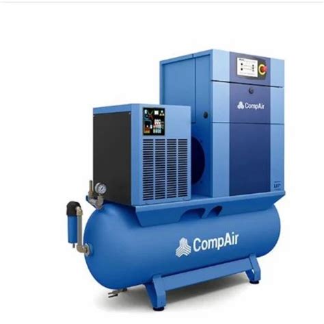 Gardner Denver Compair Make 20hp Tm Screw Compressor With Dryer Maximum Flow Rate 100 Cfm At