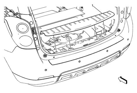 Chevrolet Equinox Service Manual Rear End Trim Finish Panel