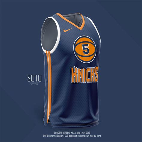 New York KNICKS Nike NBA jersey by SOTO Uniforms Design on Behance