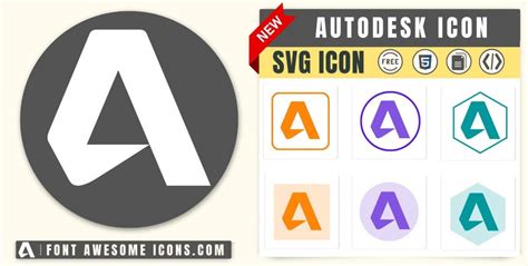 Autodesk Icon Svg Code — Download Path Html