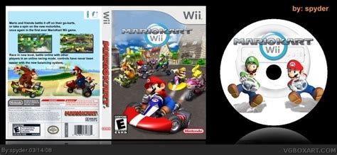 Mario Kart Wii Wii Box Art Cover By Spyder