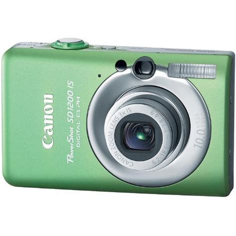 Canon Powershot Sd1200 Is Digital Camera Green 3452b001 Bandh