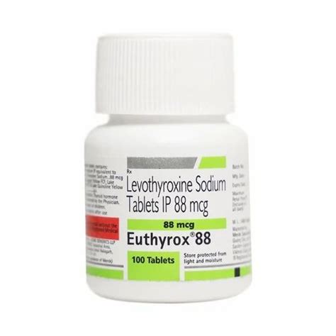 Euthyrox 88 Mcg Tablet At ₹ 240bottle Levothyroxine Sodium Tablets