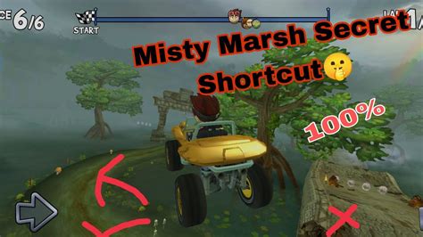 Misty Marsh Shortcut Beach Buggy Racing Shortcuts Bb Racing