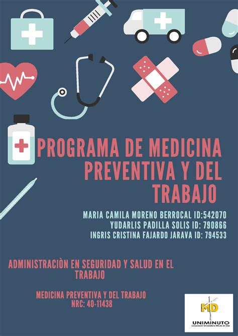 Programa DE Medicina Preventiva Y DEL Trabajo PROGRAMA DE MEDICINA