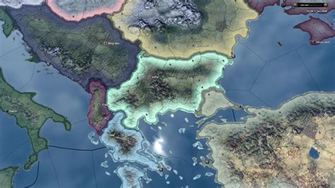 Third Bulgaria Empire Historical Hoi4 Timelapse Youtube