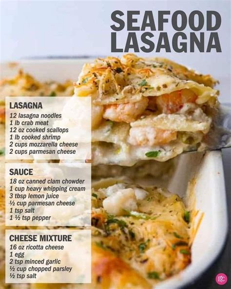 Pin By Nicole Cuneo On Shrimp Recipes Easy Seafood Lasagna Recipes