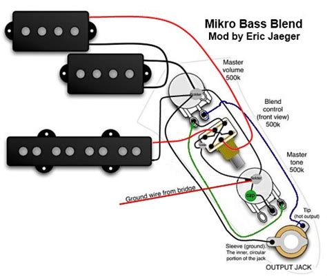 Single Pickup Bass Wiring Diagram