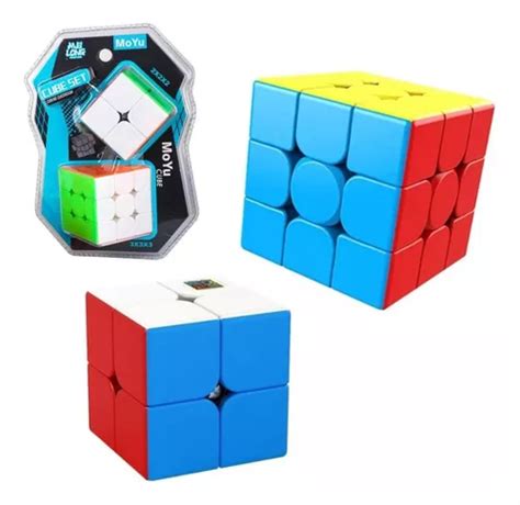 Set Cubos Magicos Rubik Moyu 2piezas Velocidad 2x2 Y 3x3 Cuotas Sin