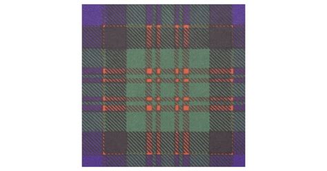 Macdonald Clan Plaid Scottish tartan Fabric | Zazzle.com