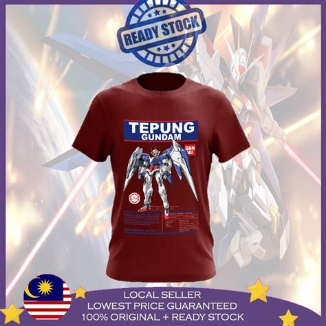 Tepung Gundam Baju Lelaki Cotton Baju Viral Men Clothes Baju T