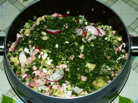 Окрошка рецепт