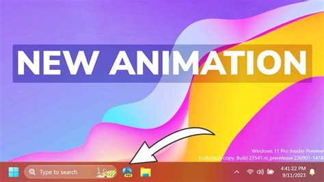 How To Enable New Taskbar Animation In Windows 11 23541 YouTube