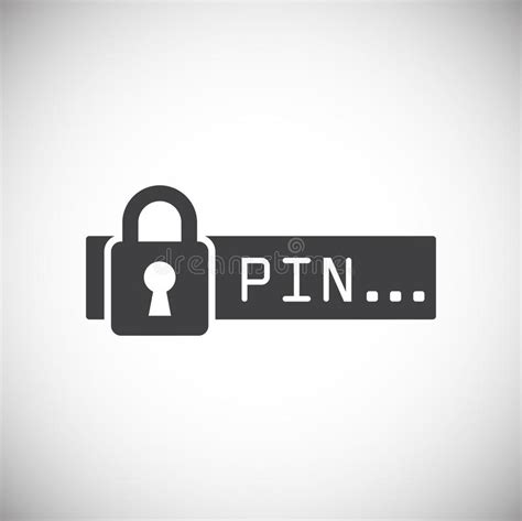 Password Related Icon On Background For Graphic And Web Design Simple Illustration Stock Vector