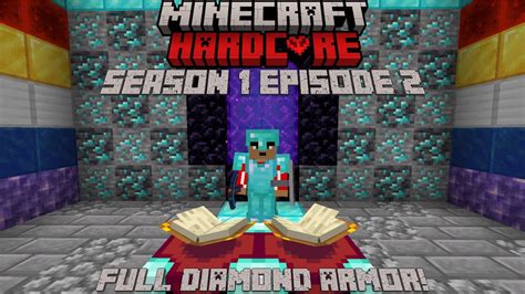 I Got Full Diamond Armor In Hardcore Minecraft S E Youtube