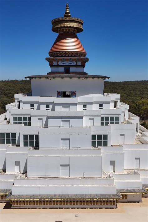 Aerial View Of The Great Stupa Of Universal Compassion Victoria