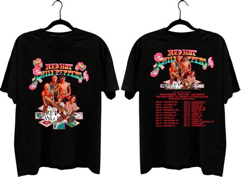 Red Hot Chili Peppers 2023 Tour Shirt Red Hot Chili Peppers RHCP Shirt 2023 Rock Tour