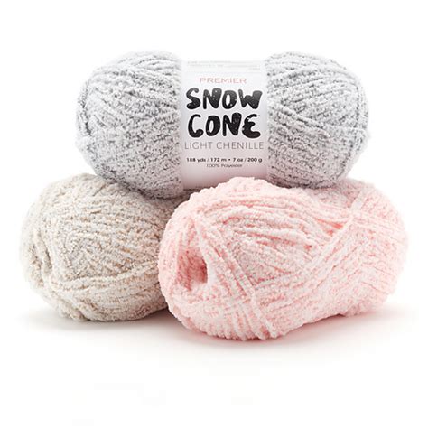 Ravelry Premier Yarns Snow Cone Light Chenille