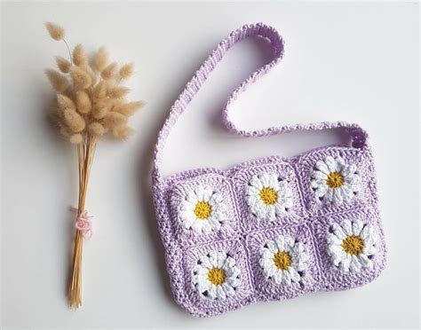 Tuto Crochet Pour Sac En Granny Squares Fleurs