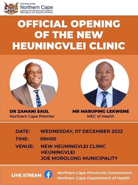 Northern Cape Health Opens Clinic In Heuningvlei Ofm