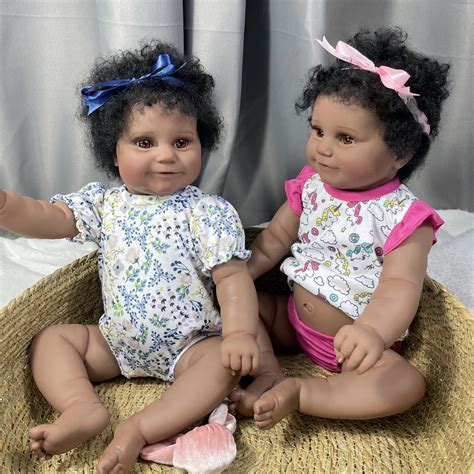 20inch African American Reborn Doll Raven Dark Skin Reborn Doll World
