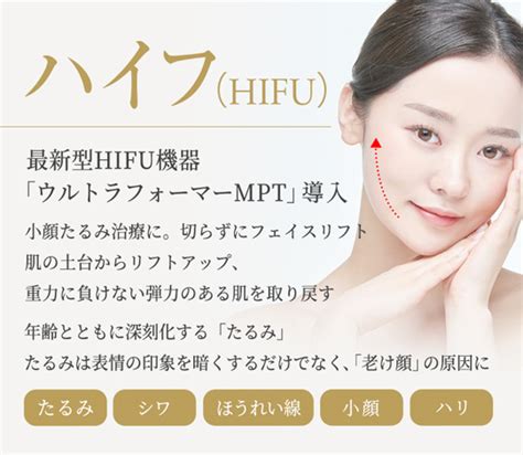 Hifu ハイフ たるみ、ほうれい線、小顔ケア 美容家電