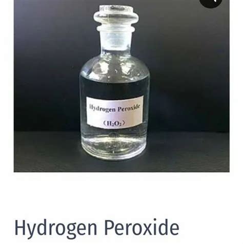 Industrial Grade Hydrogen Peroxide Solution 50 L Drum At Rs 30kg In Ahmedabad