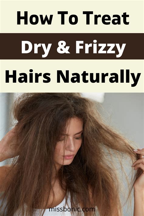 Home Remedies To Treat Dry And Frizzy Hair Naturally In 2021 Dry