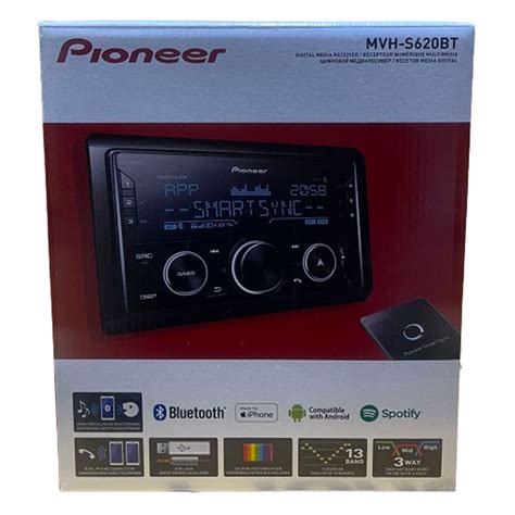 Pioneer MVH S620BT Mechafree Double Din Car Stereo Bluetooth