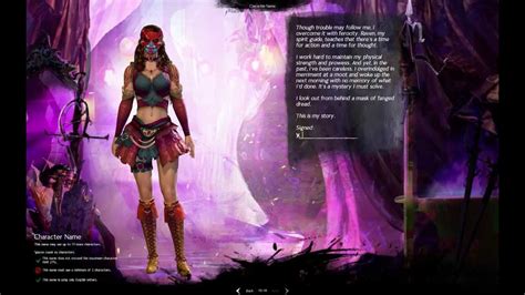 Guild Wars 2 Creation Of Female Norn Mesmer Intro Youtube