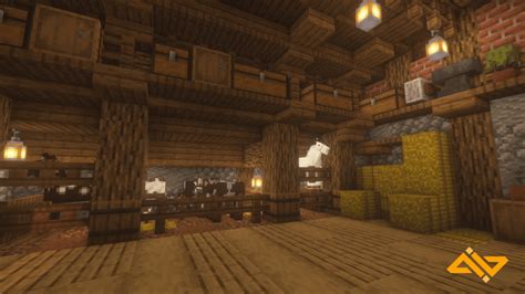 Minecraft Barn Interior