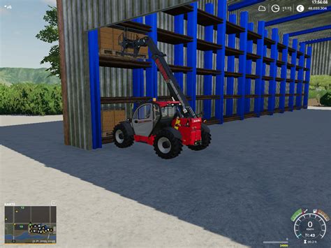 Fs19 Easy Unload Pallet Forks V 100 Front Loader Mod Für Farming