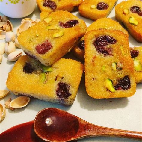 Financiers Cerises Pistaches