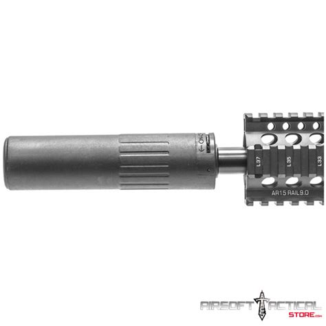 Qd Fast Attack Mock Suppressor Color Black For Airsoft Rifles By Classic Army Airsoft