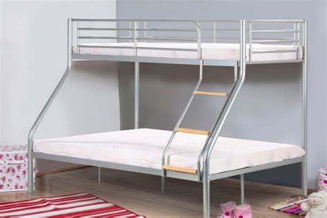 Metal Triple Bunk Bed With Mattress Options Wowcher