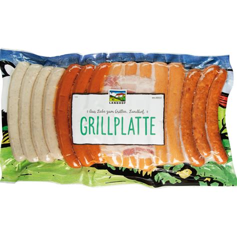 Transgourmet Österreich Landhof Grillplatte im Naturdarm Bratwurst