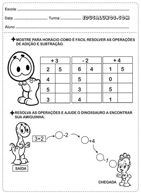 Atividades De Matem Tica Para O Ano S Escola